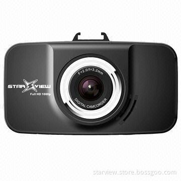 Real Full HD 1,080P 30 Digital Video Recorder, Ambarella A5 Car DVR, Low-light, 3-inch LCD Screen